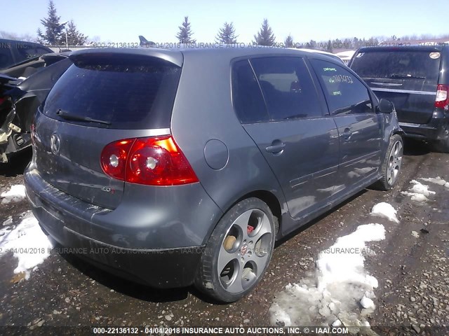 WVWHV71K67W236088 - 2007 VOLKSWAGEN NEW GTI GRAY photo 4