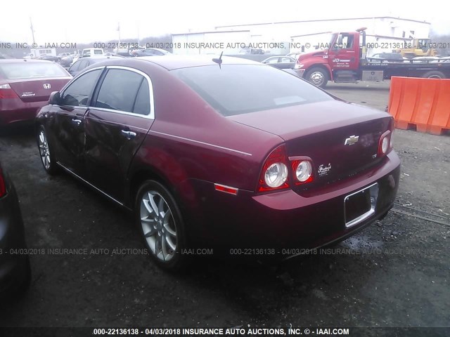 1G1ZK577X8F159739 - 2008 CHEVROLET MALIBU LTZ 红色 照片 3