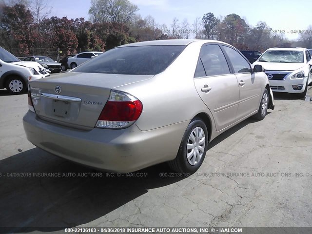 4T1BE32KX6U672638 - 2006 TOYOTA CAMRY LE/XLE/SE GOLD photo 4