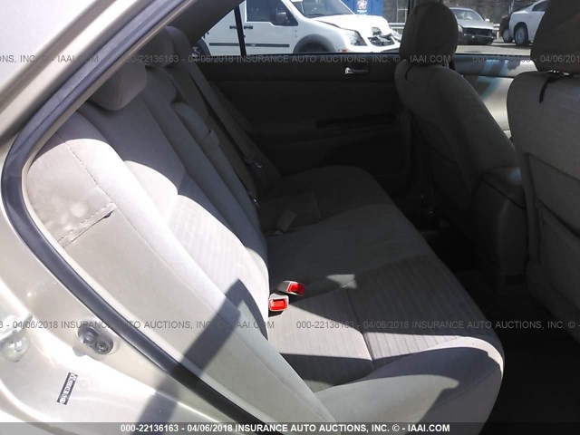 4T1BE32KX6U672638 - 2006 TOYOTA CAMRY LE/XLE/SE GOLD photo 8