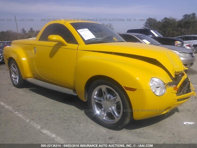 1GCES14H75B116068 - 2005 CHEVROLET SSR YELLOW photo 1