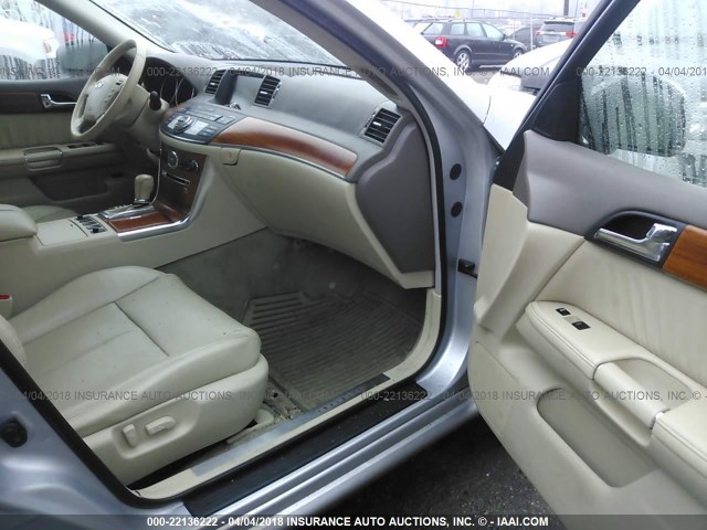 JNKAY01F06M256154 - 2006 INFINITI M35 SPORT SILVER photo 5