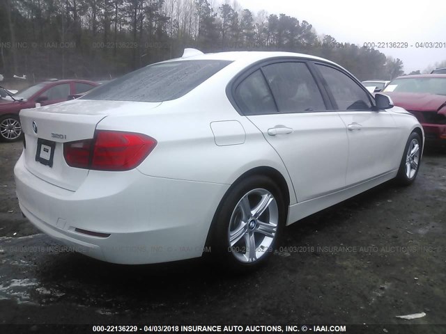 WBA3B1C58DK128658 - 2013 BMW 320 I WHITE photo 4