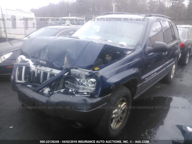 1J4GW48SX4C177549 - 2004 JEEP GRAND CHEROKEE LAREDO/COLUMBIA/FREEDOM 蓝色 照片 2