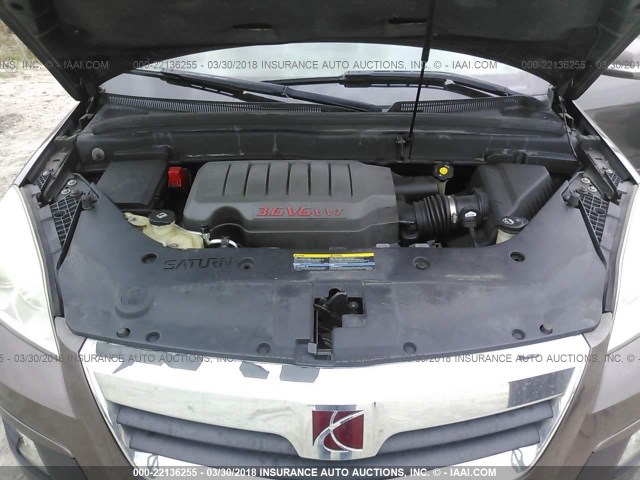 5GZER23787J166379 - 2007 SATURN OUTLOOK XR ყავისფერი ფოტო 10