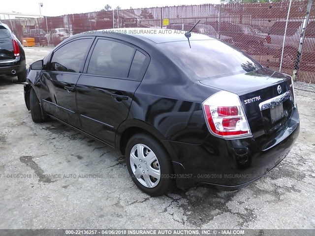 3N1AB6AP8AL655656 - 2010 NISSAN SENTRA 2.0/2.0S/SR/2.0SL BLACK photo 3