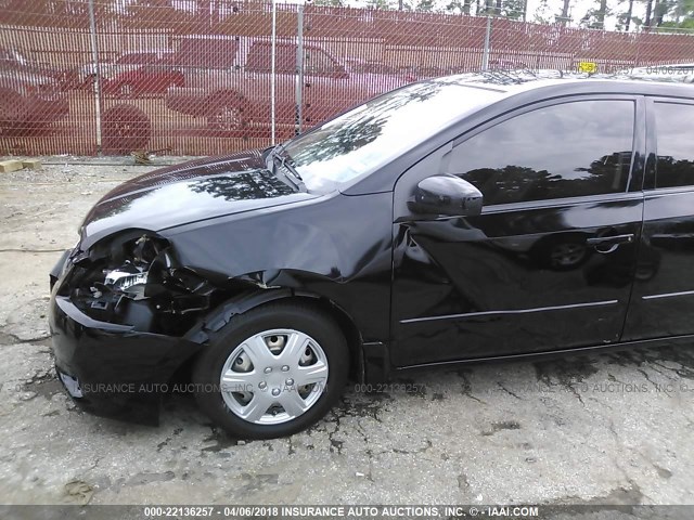 3N1AB6AP8AL655656 - 2010 NISSAN SENTRA 2.0/2.0S/SR/2.0SL BLACK photo 6