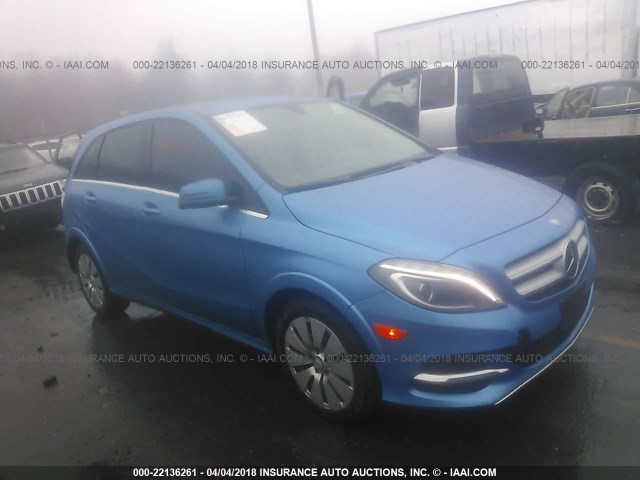 WDDVP9AB9EJ002052 - 2014 MERCEDES-BENZ B ELECTRIC BLUE photo 1