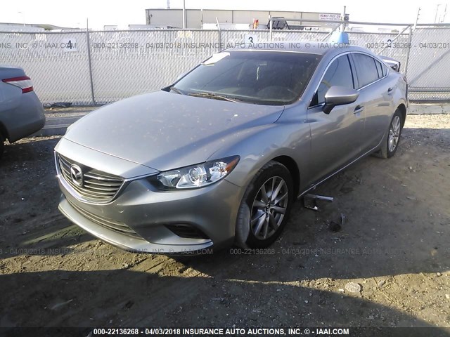 JM1GJ1U53F1215432 - 2015 MAZDA 6 SPORT Gris foto 2