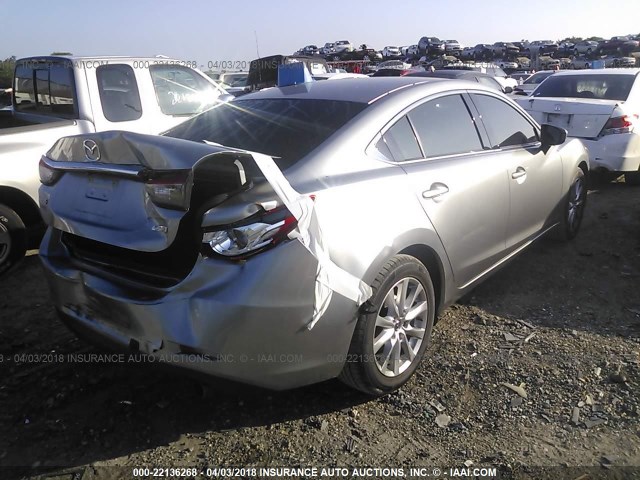 JM1GJ1U53F1215432 - 2015 MAZDA 6 SPORT Gris foto 4