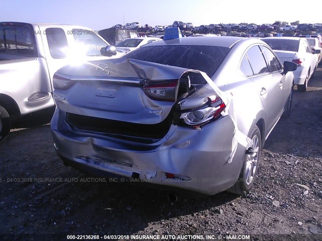 JM1GJ1U53F1215432 - 2015 MAZDA 6 SPORT Gris foto 6