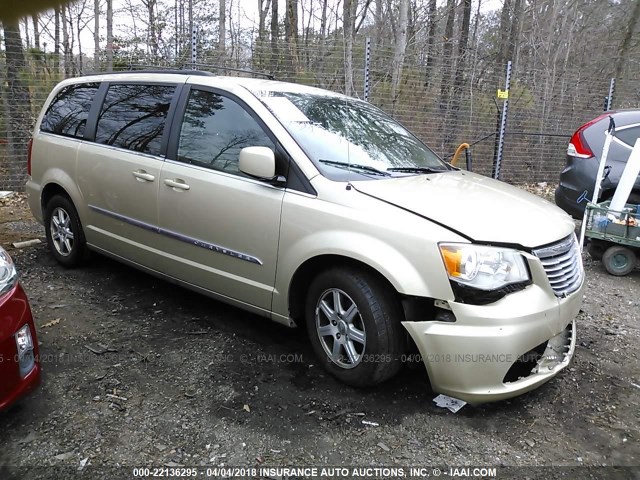 2A4RR5DG0BR607374 - 2011 CHRYSLER TOWN & COUNTRY TOURING GOLD photo 1