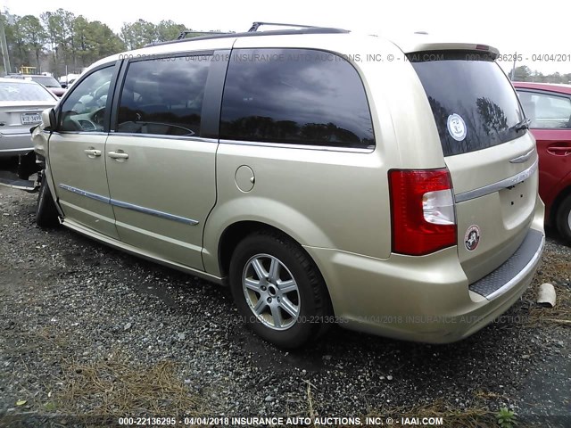 2A4RR5DG0BR607374 - 2011 CHRYSLER TOWN & COUNTRY TOURING GOLD photo 3