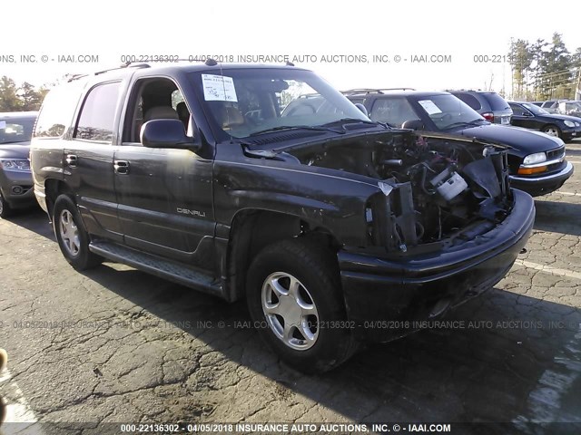 1GKEK63U45J228591 - 2005 GMC YUKON DENALI BLACK photo 1