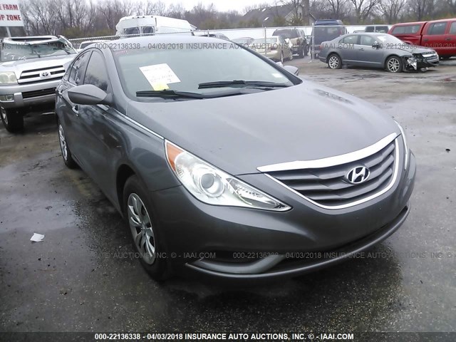 5NPEB4AC4BH131969 - 2011 HYUNDAI SONATA GLS GRAY photo 1