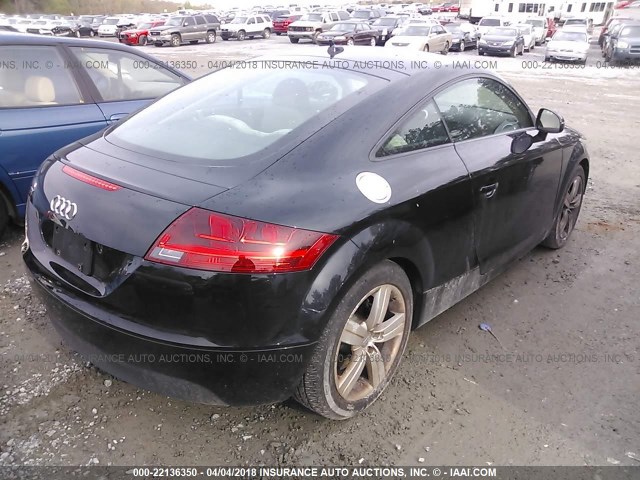 TRUHF38J091018933 - 2009 AUDI TT BLACK photo 4