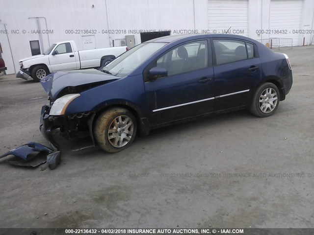 3N1AB6AP8AL720926 - 2010 NISSAN SENTRA 2.0/2.0S/SR/2.0SL Navy photo 2