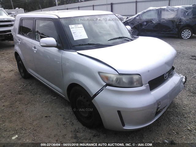 JTLKE50E781023322 - 2008 TOYOTA SCION XB ვერცხლისფერი ფოტო 1