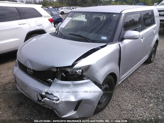 JTLKE50E781023322 - 2008 TOYOTA SCION XB ვერცხლისფერი ფოტო 2