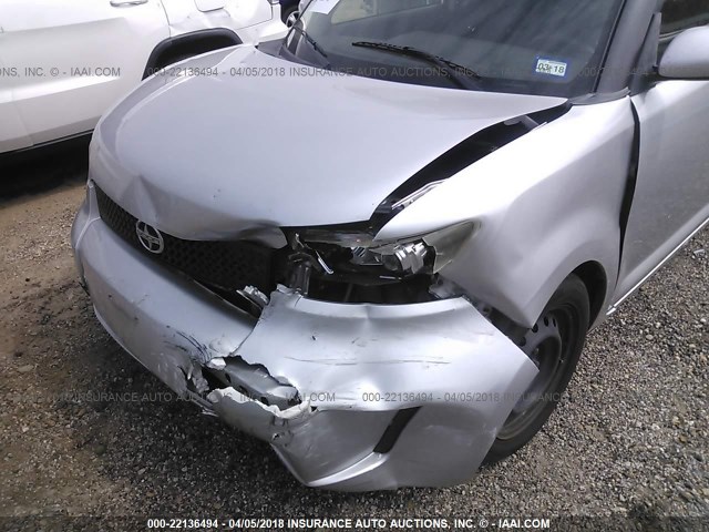 JTLKE50E781023322 - 2008 TOYOTA SCION XB ვერცხლისფერი ფოტო 6