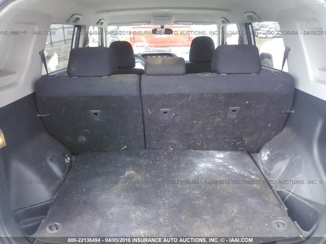 JTLKE50E781023322 - 2008 TOYOTA SCION XB ვერცხლისფერი ფოტო 8