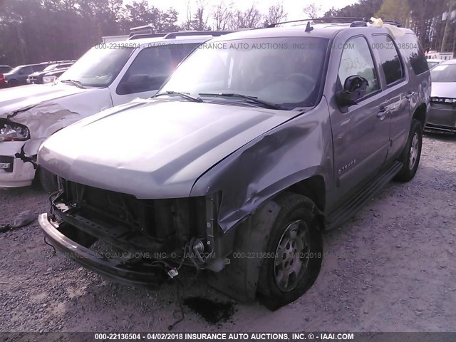 1GNFC13J88R169399 - 2008 CHEVROLET TAHOE C1500 GRAY photo 2