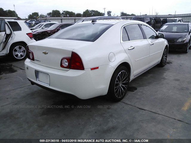 1G1ZC5E09CF296425 - 2012 CHEVROLET MALIBU 1LT 白色 照片 4
