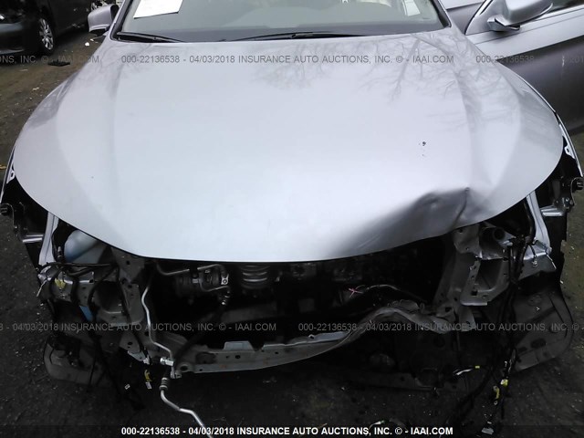 1HGCR3F9XHA031435 - 2017 HONDA ACCORD TOURING SILVER photo 6