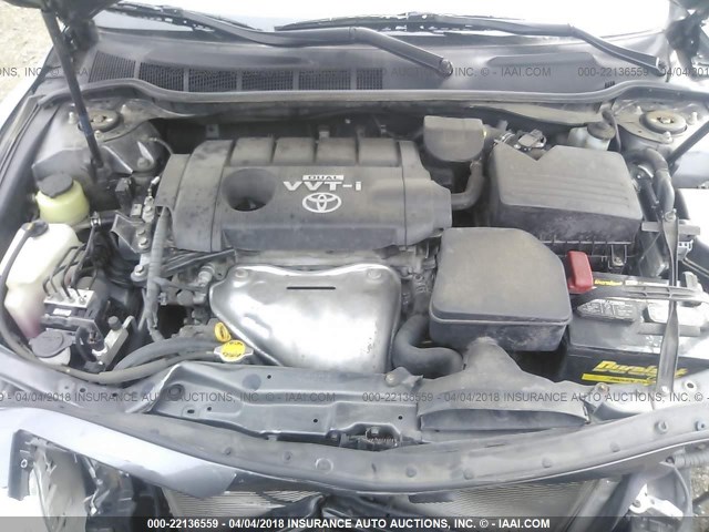 4T4BF3EK3AR052172 - 2010 TOYOTA CAMRY SE/LE/XLE Сұр фото 10