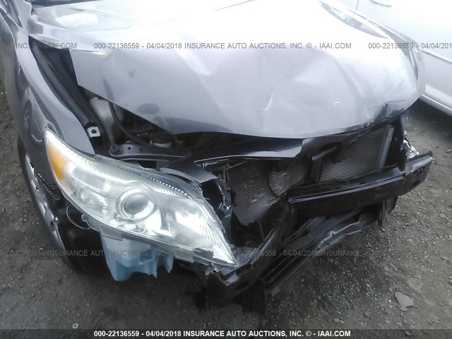 4T4BF3EK3AR052172 - 2010 TOYOTA CAMRY SE/LE/XLE Сұр фото 6