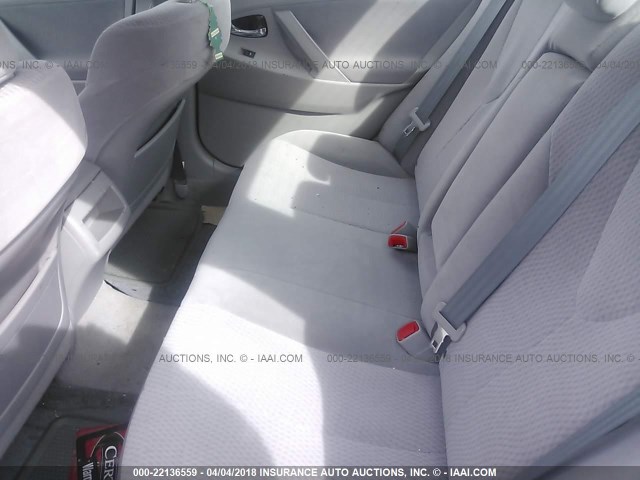 4T4BF3EK3AR052172 - 2010 TOYOTA CAMRY SE/LE/XLE Сұр фото 8