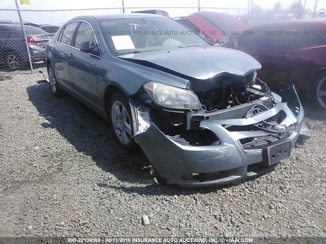 1G1ZG57B694152094 - 2009 CHEVROLET MALIBU LS ღია ლურჯი ფოტო 1