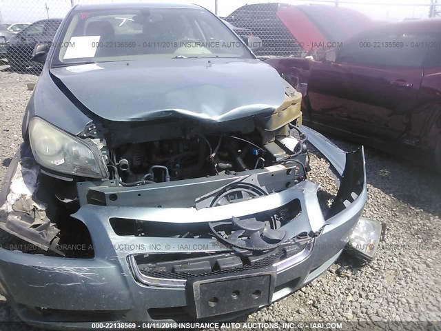 1G1ZG57B694152094 - 2009 CHEVROLET MALIBU LS ღია ლურჯი ფოტო 6