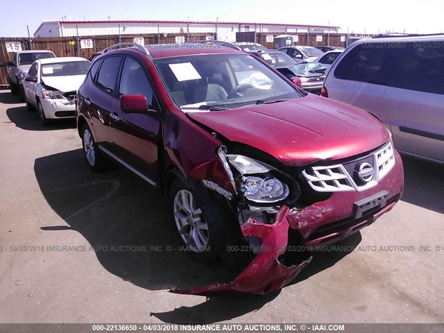 JN8AS5MV5CW376281 - 2012 NISSAN ROGUE S/SV RED photo 6