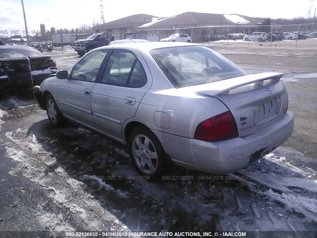 3N1CB51D26L598192 - 2006 NISSAN SENTRA 1.8/1.8S SILVER photo 3