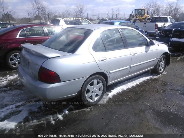 3N1CB51D26L598192 - 2006 NISSAN SENTRA 1.8/1.8S SILVER photo 4