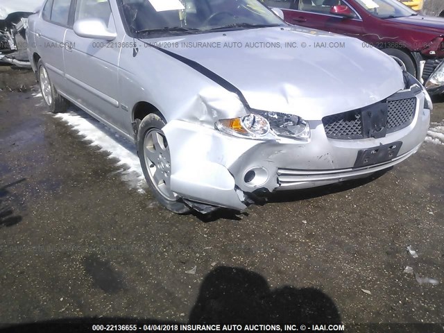 3N1CB51D26L598192 - 2006 NISSAN SENTRA 1.8/1.8S SILVER photo 6