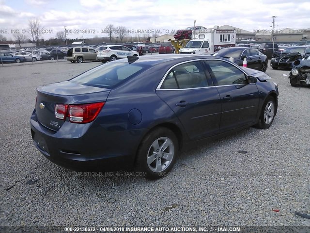 1G11B5SL4FF288445 - 2015 CHEVROLET MALIBU LS Mavi foto 4