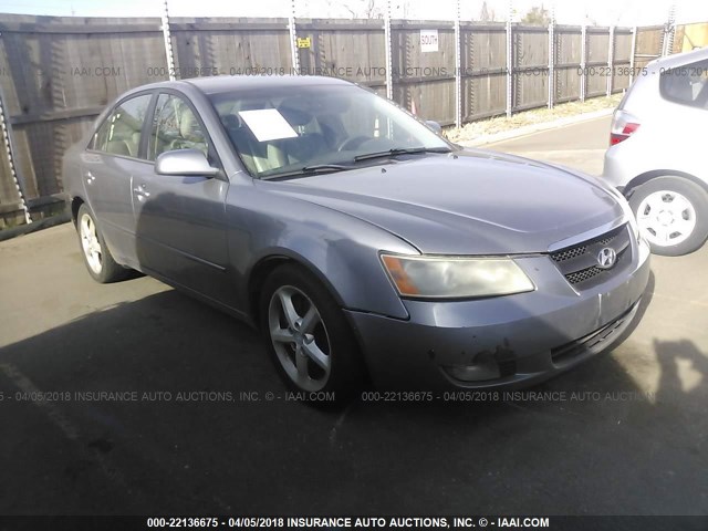 5NPEU46F66H024148 - 2006 HYUNDAI SONATA GLS/LX SILVER photo 1