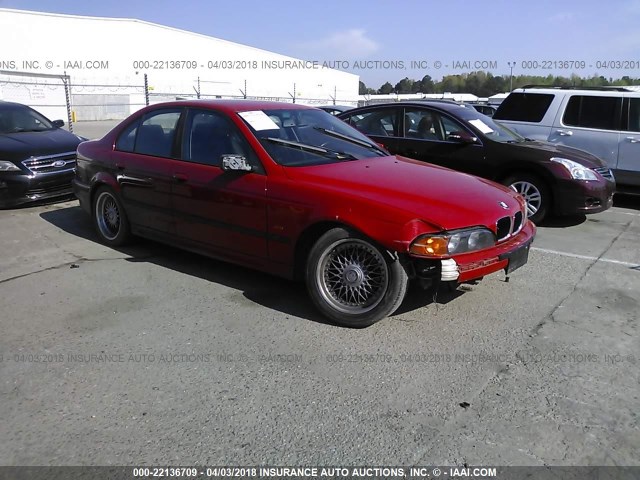 WBADM6342YGU24979 - 2000 BMW 528 I AUTOMATIC RED photo 1