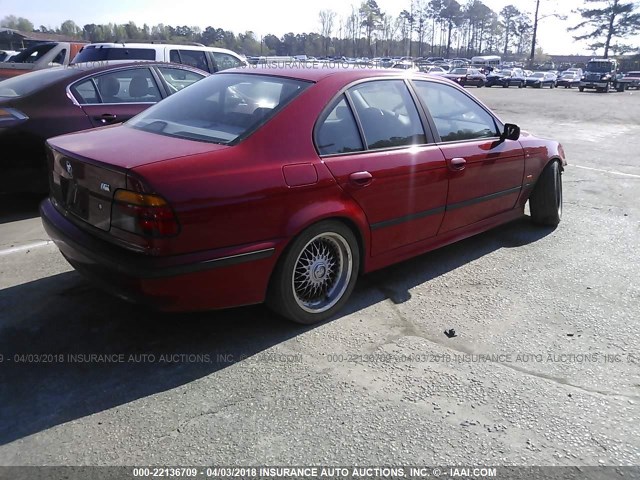 WBADM6342YGU24979 - 2000 BMW 528 I AUTOMATIC RED photo 4