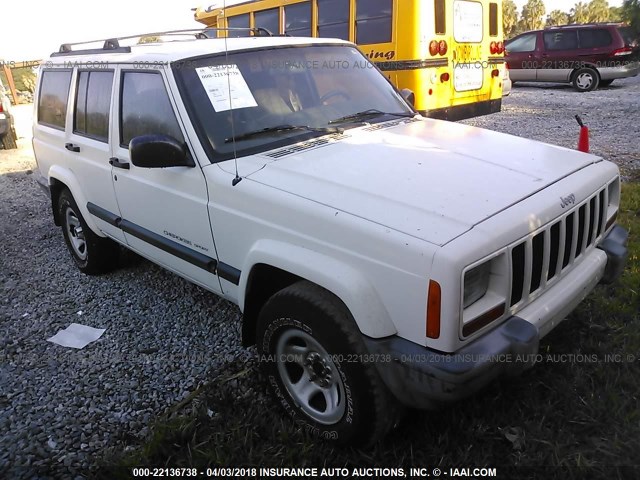 1J4FT48S2YL134088 - 2000 JEEP CHEROKEE SPORT WHITE photo 1