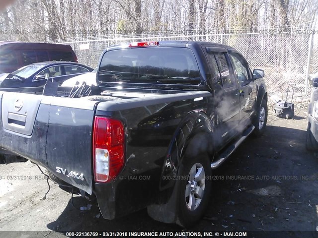 1N6AD0EV2CC442923 - 2012 NISSAN FRONTIER S/SV/SL/PRO-4X BLACK photo 4