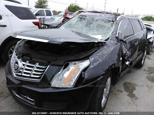 3GYFNBE39ES646285 - 2014 CADILLAC SRX LUXURY COLLECTION BLACK photo 2