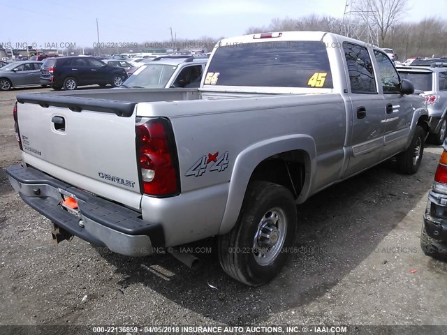 1GCGK23U04F144959 - 2004 CHEVROLET SILVERADO K2500 SILVER photo 4