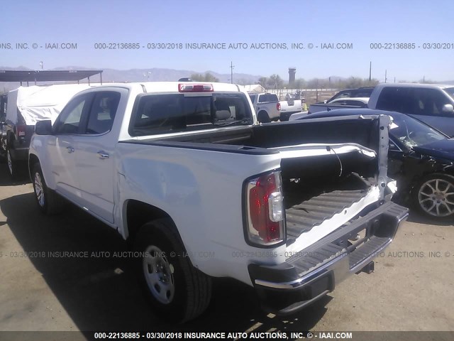 1GTG5DE3XG1128731 - 2016 GMC CANYON SLT WHITE photo 3