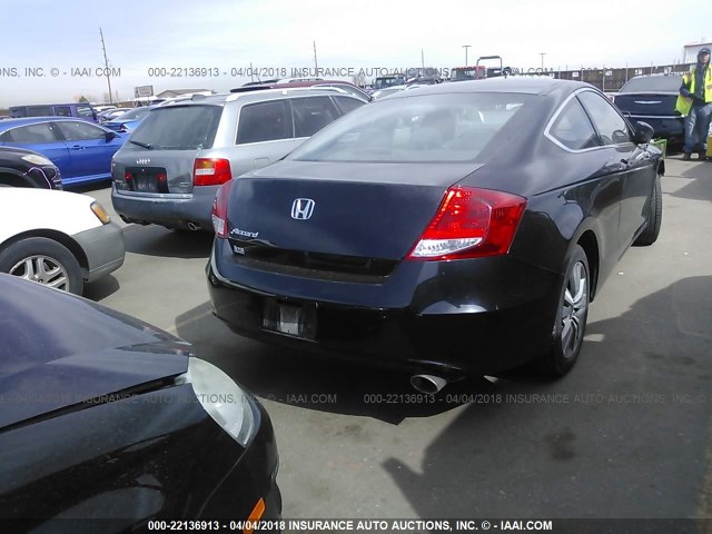 1HGCS1A36BA013789 - 2011 HONDA Accord LX-S BLACK photo 4