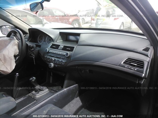 1HGCS1A36BA013789 - 2011 HONDA Accord LX-S BLACK photo 5