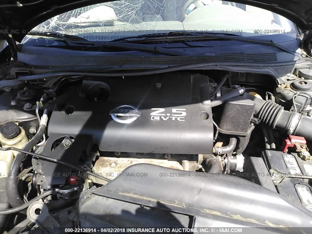 1N4AL11D33C295767 - 2003 NISSAN ALTIMA S/SL BLACK photo 10