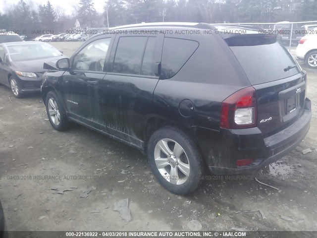 1C4NJDBB1FD357830 - 2015 JEEP COMPASS SPORT BLACK photo 3